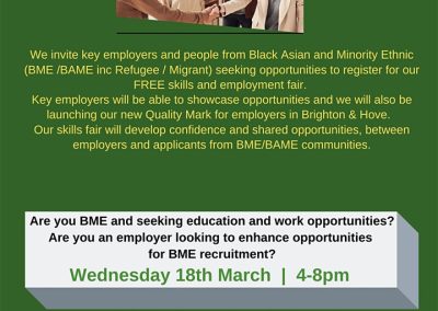 BAME Employment and Skills Fair – CANCELLED