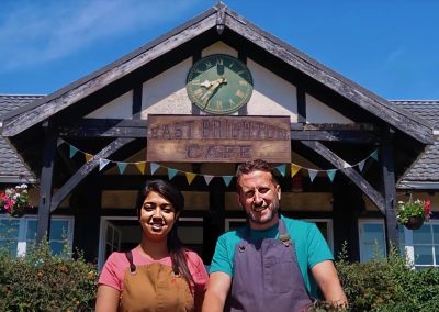 Post-lockdown promotion for East Brighton Park Café