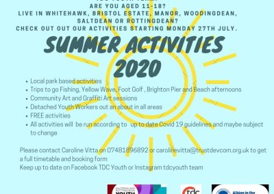 Summer activities 2020