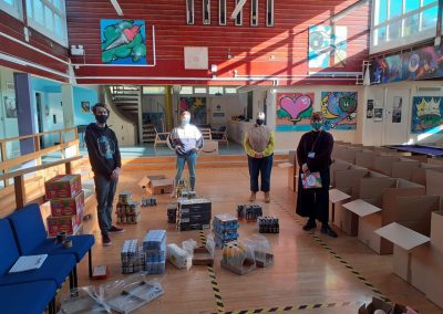 TDC’s Youth Team Deliver 59 Food and Warmth Hampers Across the City