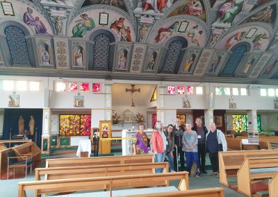 Our 50+ Group Visit an Extraordinary Painted Church in Goring-by-Sea