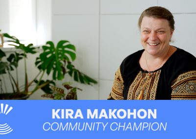 Meet Our 2023 Community Champions: Kira Makohon